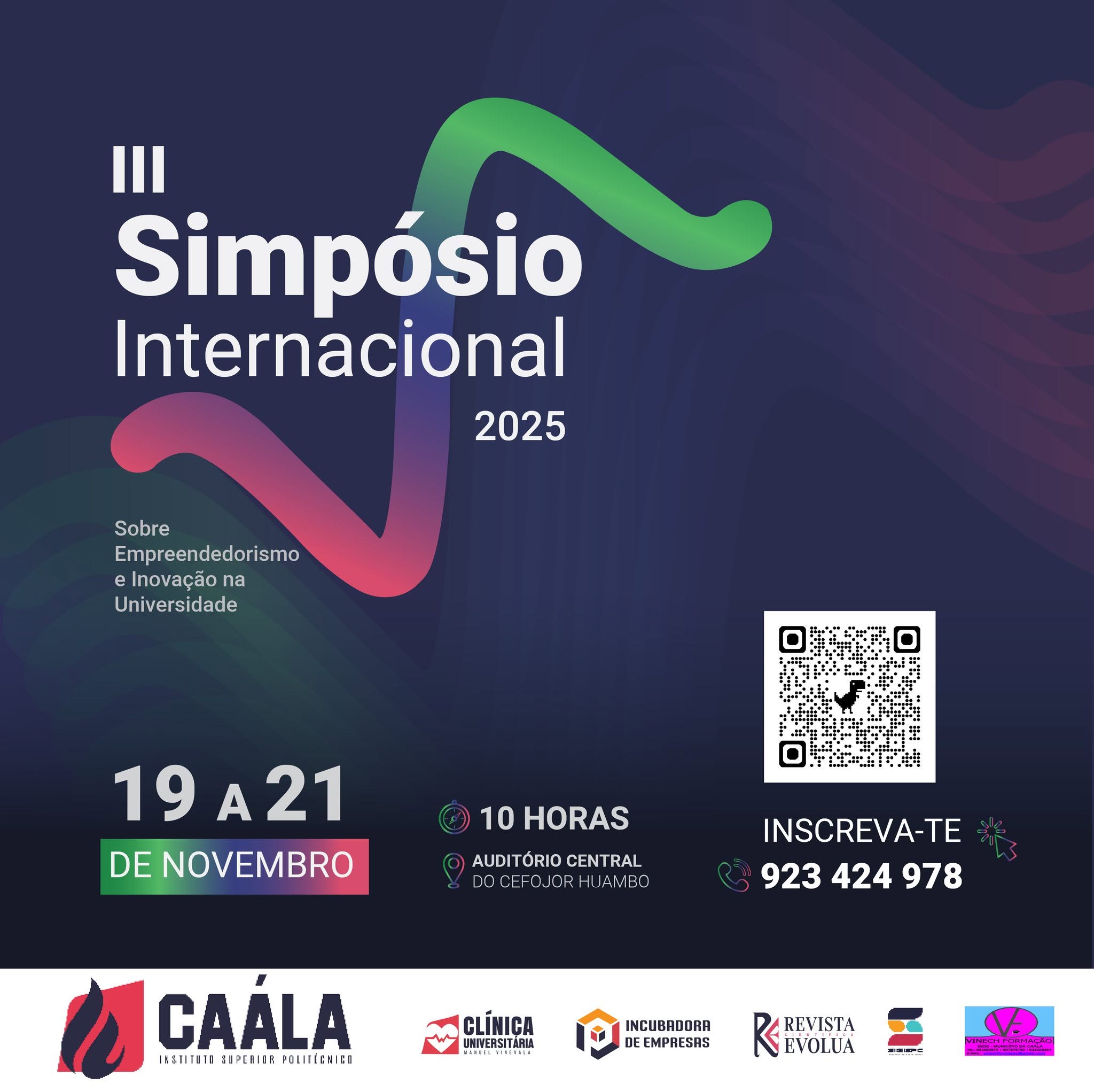 3ª EDIÇÃO DO SIMPÓSIO INTERNACIONAL SOBRE INOVAÇÃO E EMPREENDEDORISMO DO ISPCAÁLA